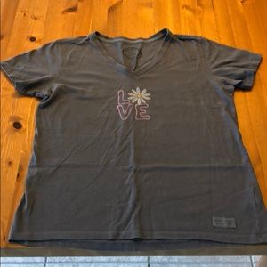 Life is Good Dark Blue Tee